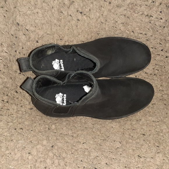 ROOTS-Canada-Black Nubuck Chelsea Boots-Junction-Sz 7.5-New/No Box - Picture 6 of 7